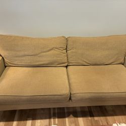 Beige Couch / Sofa 