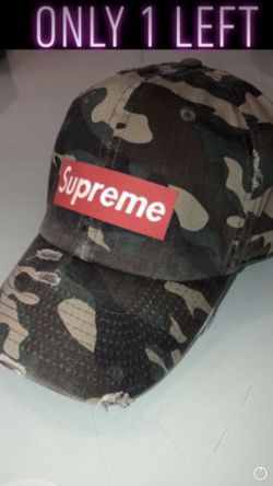 Supreme Custom Camo Hat $40 NEW