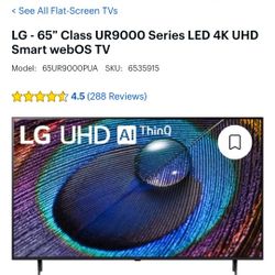 LG 65 Inch Smart Tv