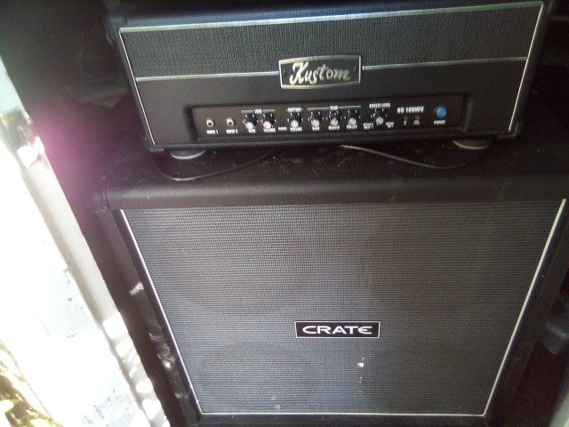 Crate Bocina Y Amp Buena Condición