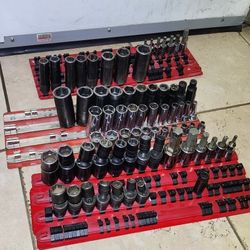 Snap-on Socket Sets  Metric And SAE  Snap-on Allen Socket Set Snap-on Wobble Heat Price For All Sets $1450