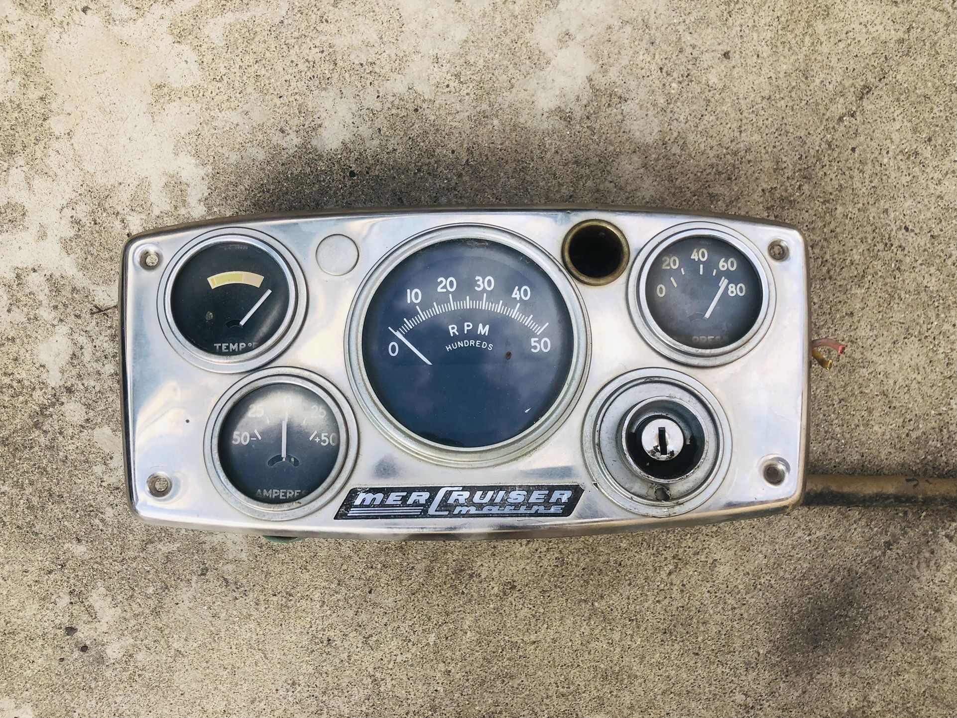 mercruiser instrument cluster