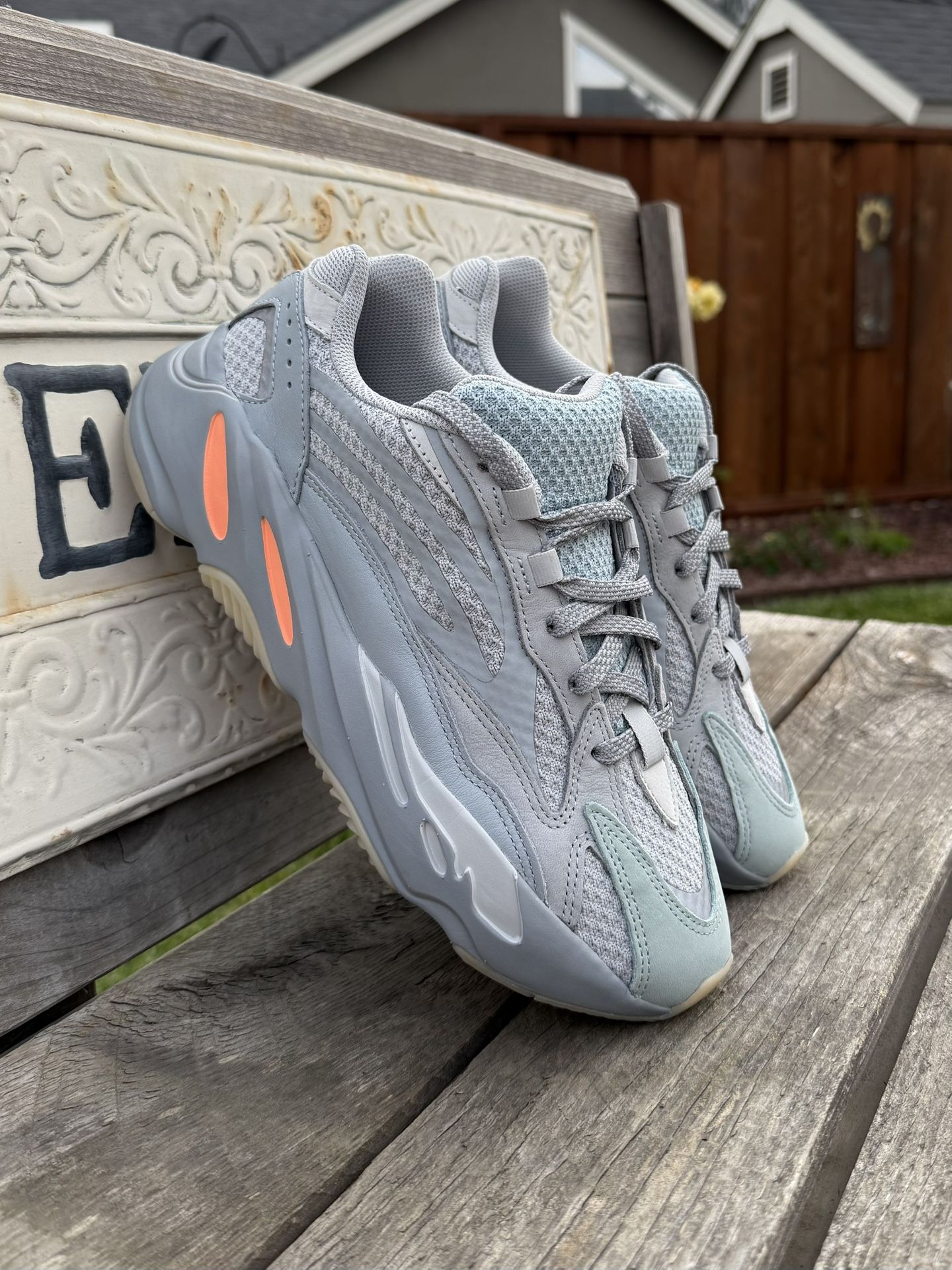 Adidas Yeezy Boost 700 V2 ‘Inertia’ Size 9 US Men’s Lifestyle Sneakers, FW2549, VNDS!