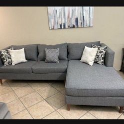 Beautiful Grey Sectional Couch From Living Spaces 