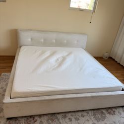King Size Bed Frame & Mattress