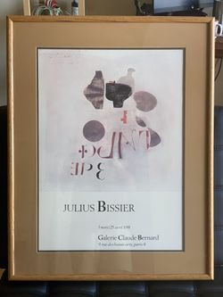 Julius Bissier- original exhibition poster