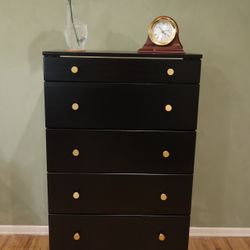 Black wood Dresser