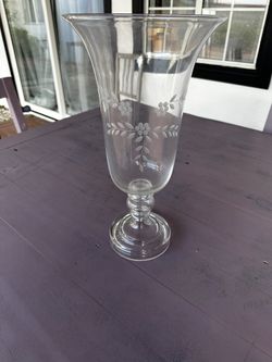 Anthropologie large glass vase
