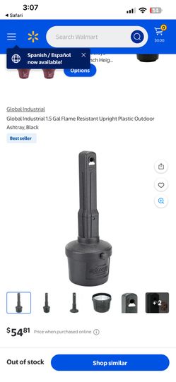 Outdoor ashtray