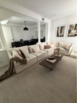 Restoration Hardware Cream Cloud Couch