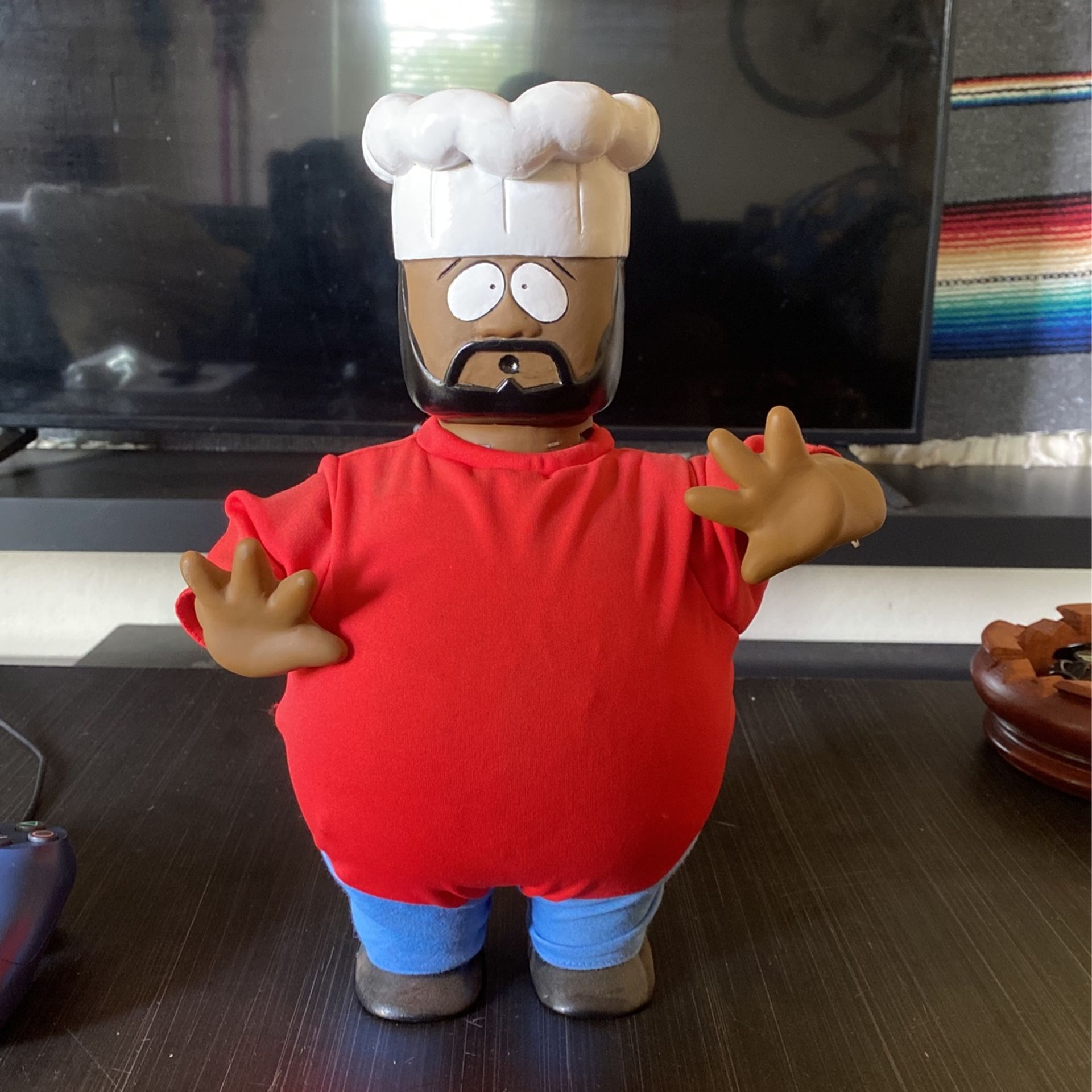 South Park Vintage Singing & Dancing Chef Toy 12" -Issac Hayes- (1999)