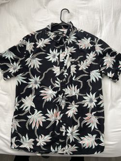 Quicksilver Hawaiian Shirt Sz Large