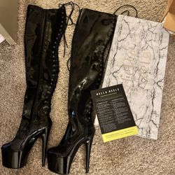 Hella Heels Exotic Dancer Boots