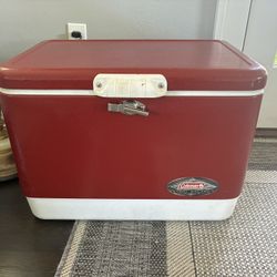 Coleman Steel Cooler