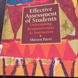 Effective Assessment Of Student Students