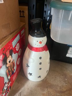 Ceramic large snow man