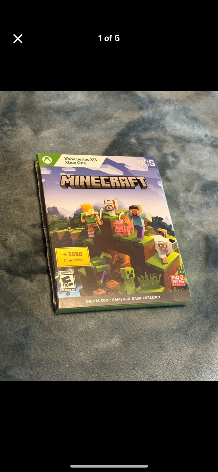 Minecraft Game +3500 Coins Microsoft Xbox Series X/S/ Xbox One New Sealed