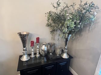 ZGALLERIE - Stylish Decorative Vases And Candle Holders Bundle