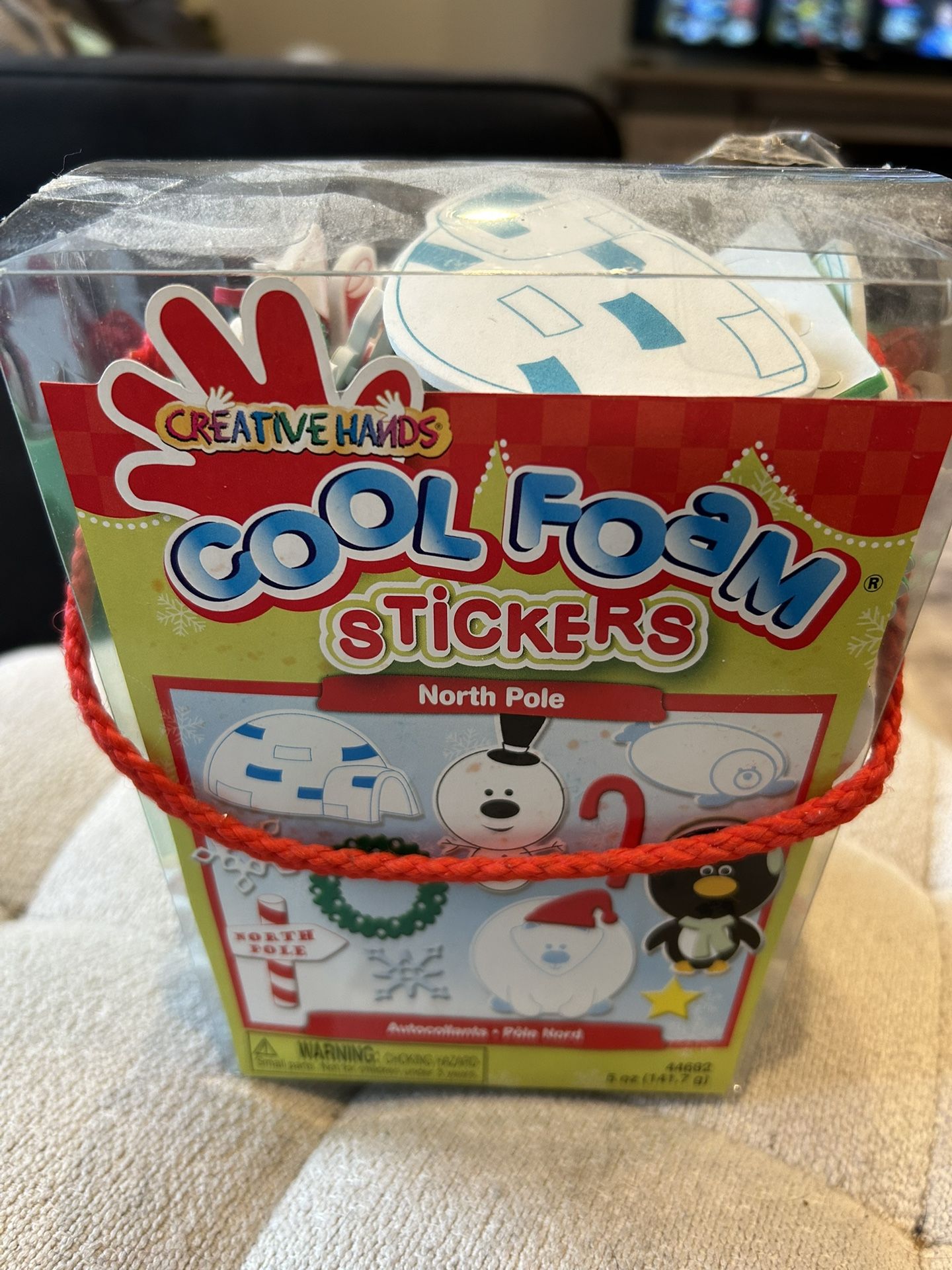 "North Pole" themed foam stickers new