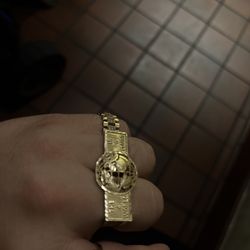 10k Double Finger Ring 