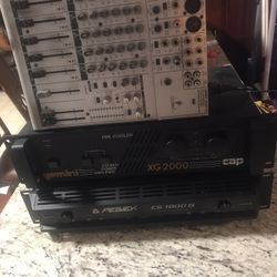 Amplifier & mixer DJ Set