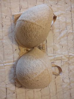 Torrid Lace Padded Bra Beige 46ddd