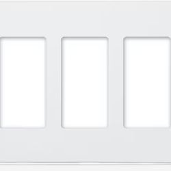 15pcs 3 Gang Screwless Wall Plate 