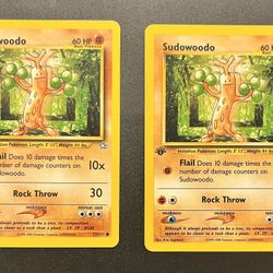 1st Edition Sudowoodo #77 Pokemon Neo Genesis