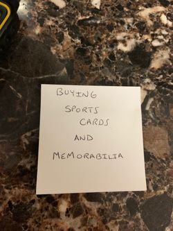 Buying sports cards and memorabilia