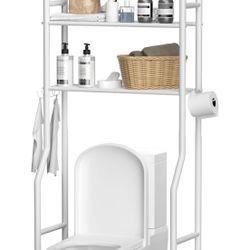 3-Tier Over The Toilet Storage, Space Saver Metal W(14)