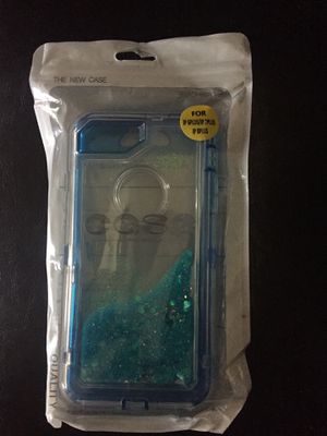 Photo New cool water blue jelly case for iPhone 6 Plus/7plus and 8 plus