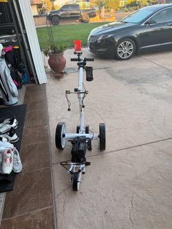 Bag Boy Caddy X8 Electric Golf Cart with Remote