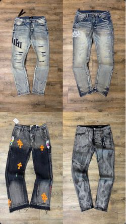 Purple/amiri/ksubi jeans