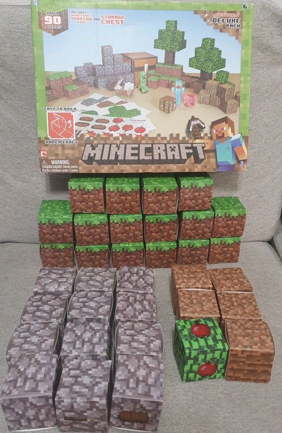 Minecraft Overworld Deluxe Set Papercraft for Sale in Las Vegas