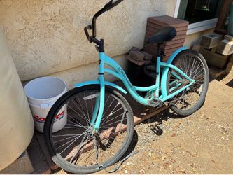 Blue bicycle