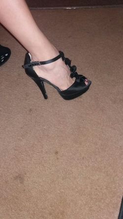 Black heels