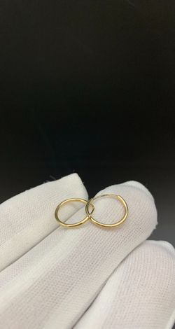 BABY HOOP EARRINGS #35348