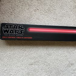 Star Wars Red FX Lightsaber Asajj Ventress Disney Collectible 