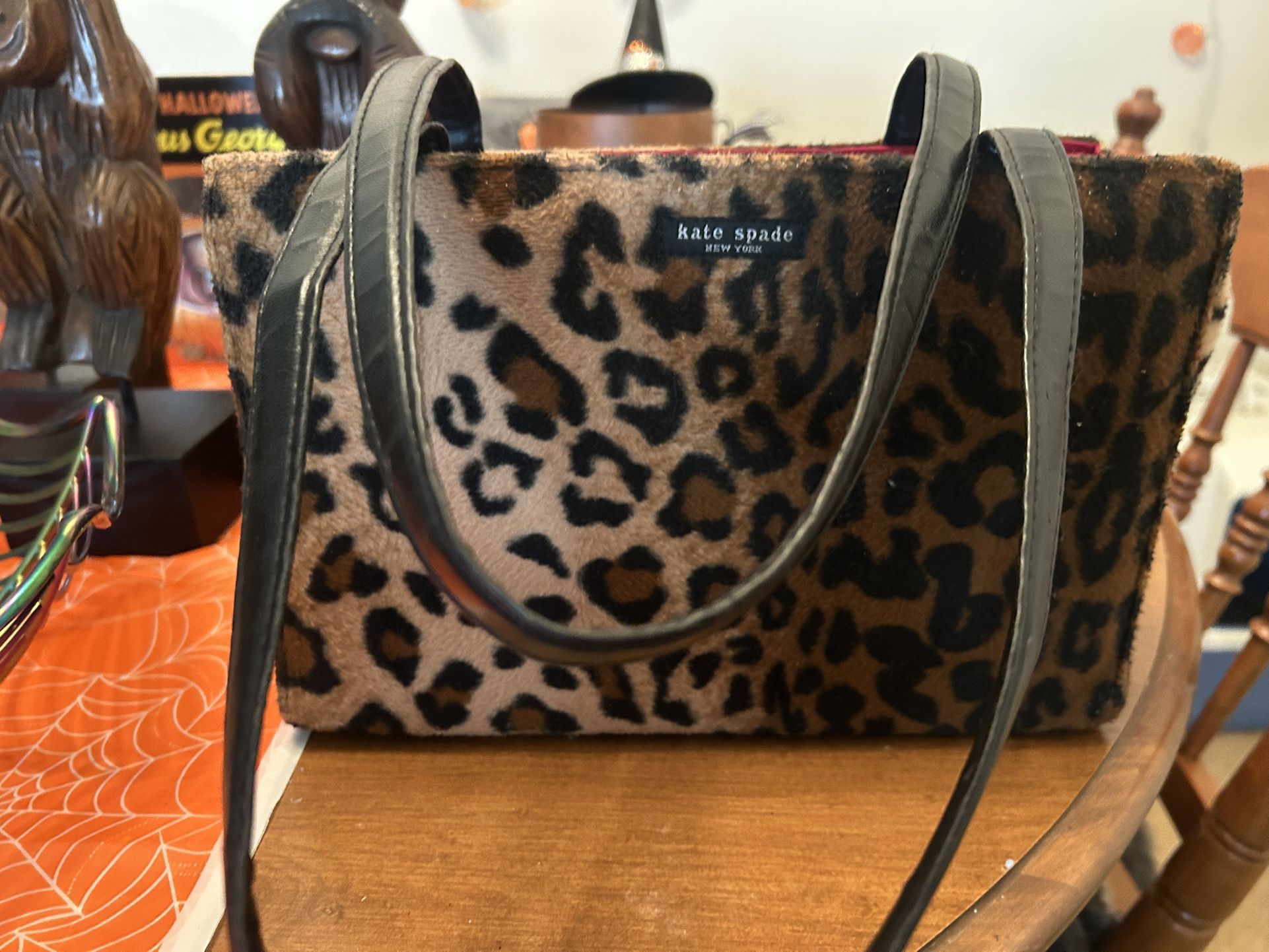Kate Spade-Leopard Print Tote