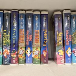 Disney The Classics Vhs Tapes
