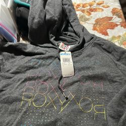Roxy Hood Sweat Long Sleeve ! New Girls