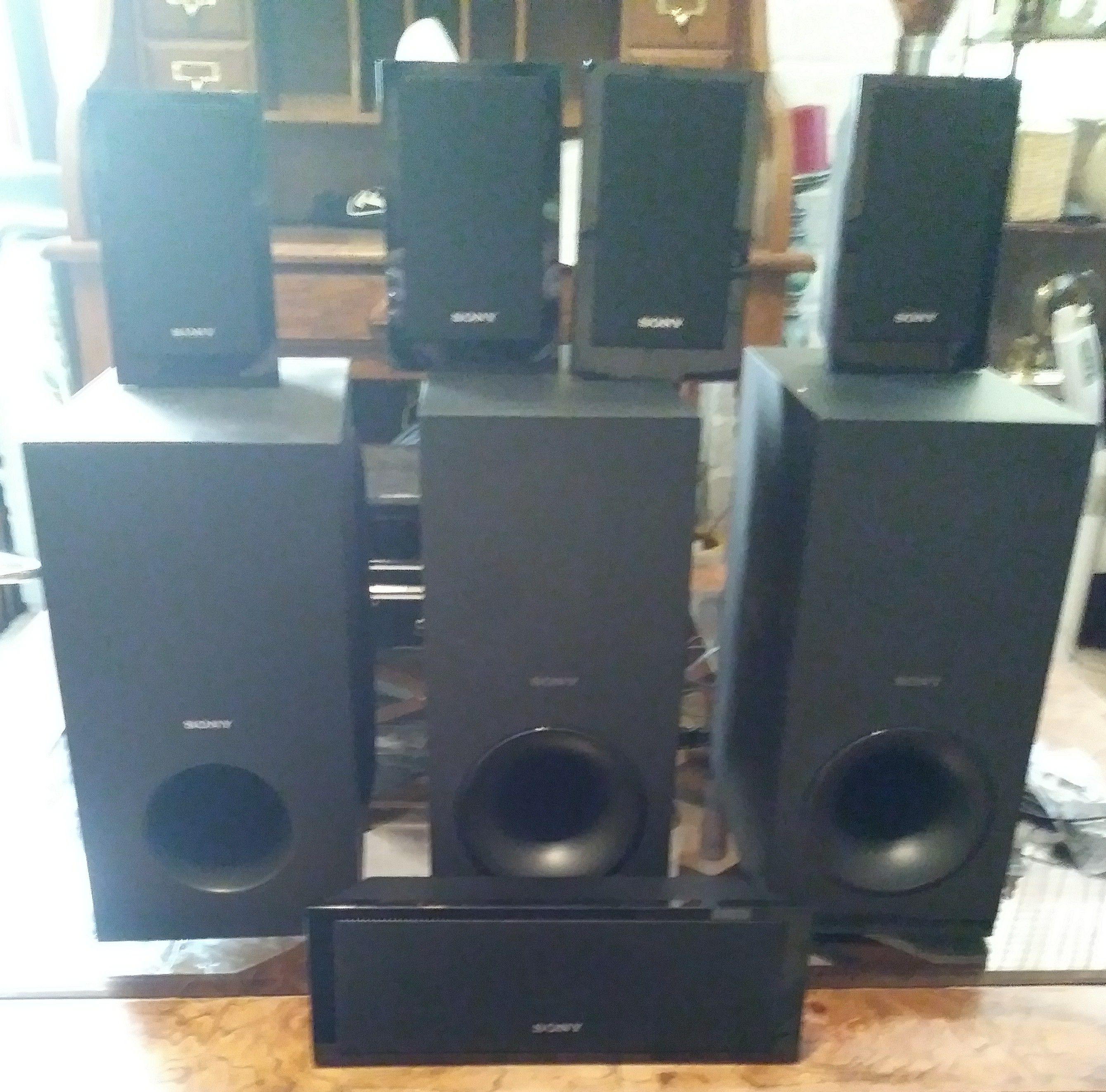 nauwelijks gouden Kantine SONY 5.1 HOME THEATER SURROUND SPEAKERS - SS-WS101, SS-CT-101 (2),  SS-TS102(4) - NEW for Sale in Houston, TX - OfferUp