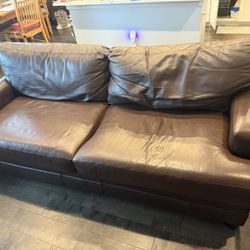 Leather Couch For Sale!