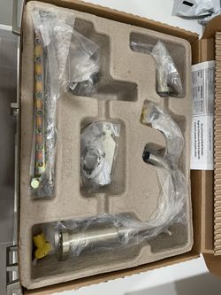 Moen Brushed nickel bathroom Facuets