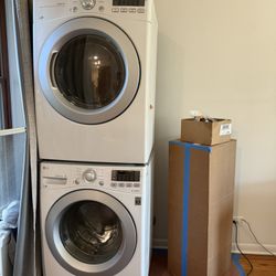 Stackable LG Front Load Washer And Dryer