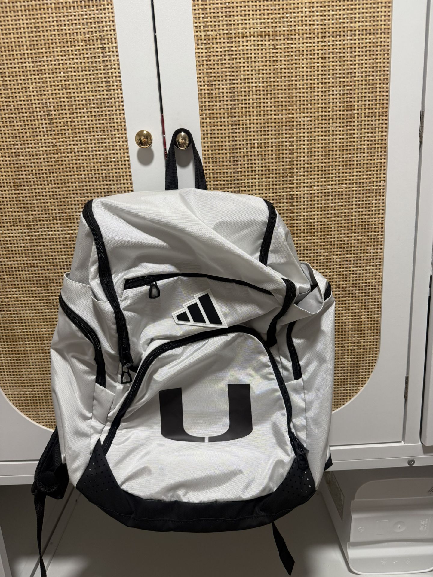 Adidas Miami Hurricanes Team Issued Backpack Football NEW