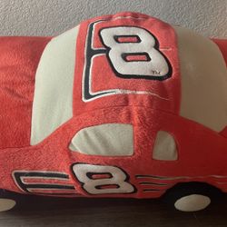 19” DALE EARNHARDT JR Plush Car Pillow #8 NASCAR Chevrolet Chevy Race Car