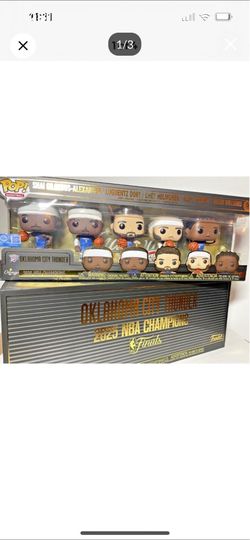 2025 OKC Thunders nba finals 5 pack funko pop