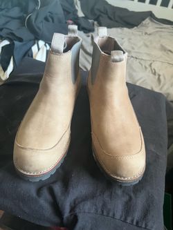 RedHead Bonedry Chelsea Work Boots Size 11W Vibram Sole Leather Boots