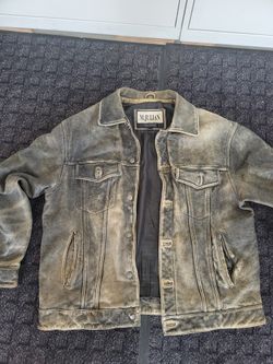 Wilson Vintage Men's Leather Jacket-Size Large